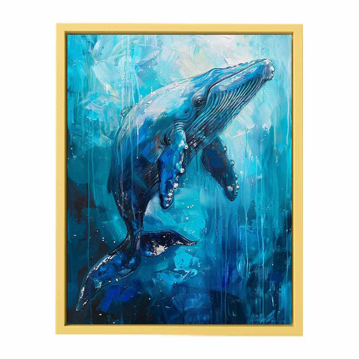 Whale Painting   Poster