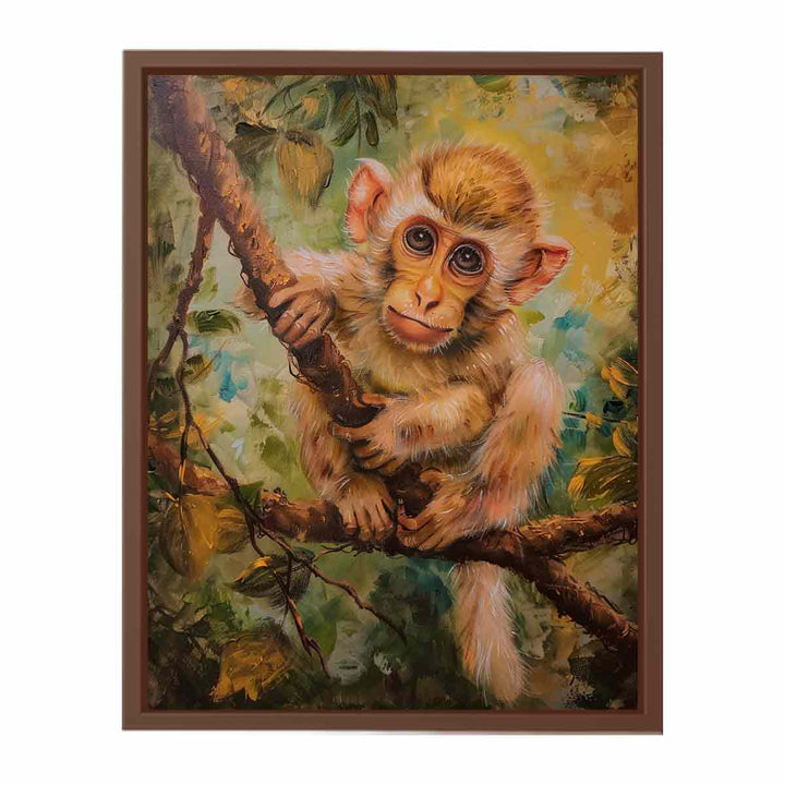 Monkey Painting  Art Print