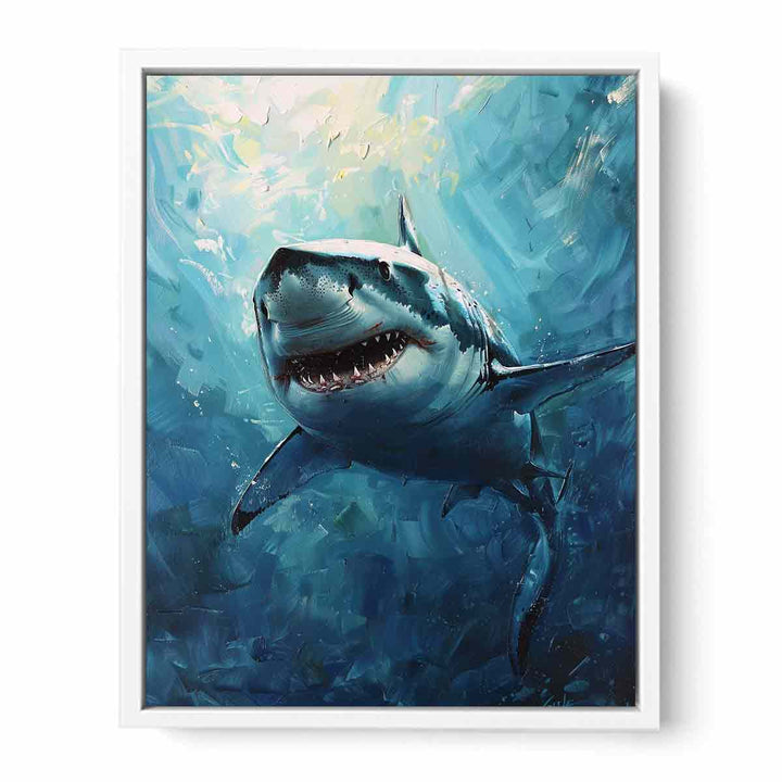 Shark Painting  Canvas Print