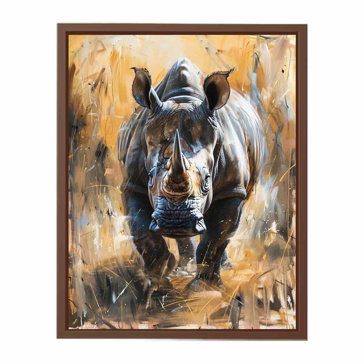 Rhino Painting   Art Print