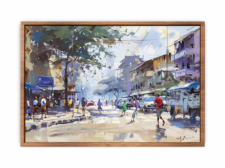 Streets In Nairobi  Painting