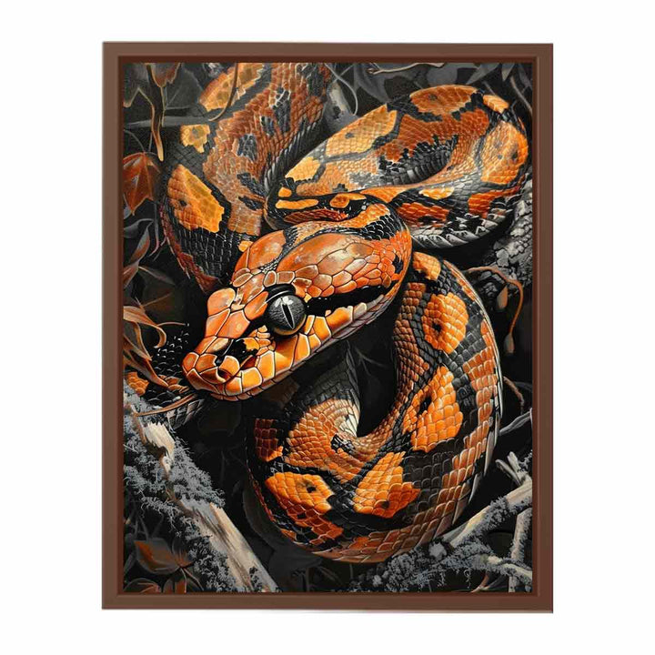 Snake Painting  Art Print