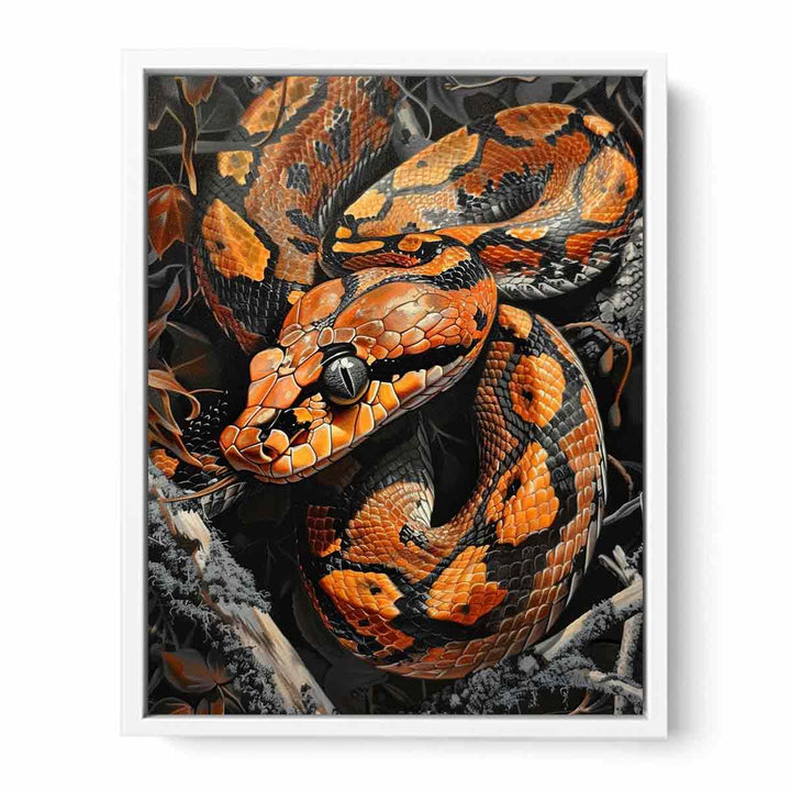 Snake Painting Canvas Print