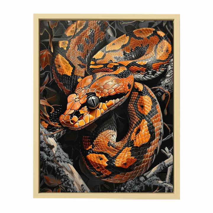 Snake Painting Framed Print