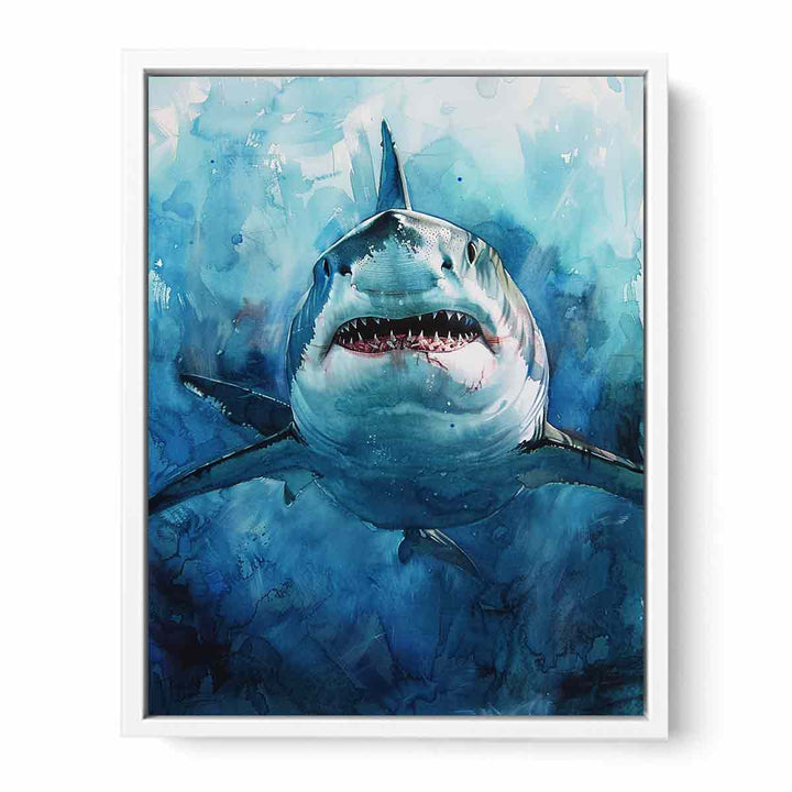 Shark Painting Canvas Print