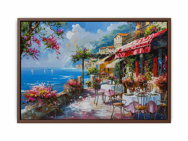 Beach Cafe  Art Print