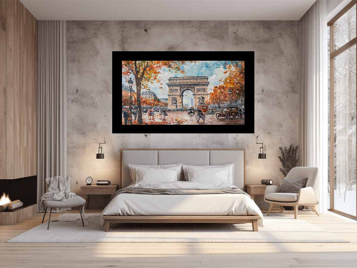  Arc De Triomphe  Paris Painting 