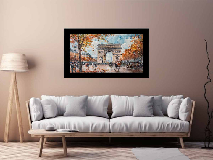  Arc De Triomphe  Paris Painting 