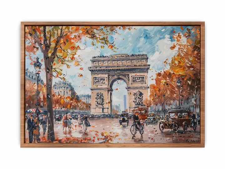  Arc De Triomphe  Paris Painting