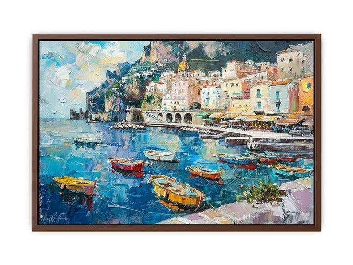 Colorful Boats  Art Print