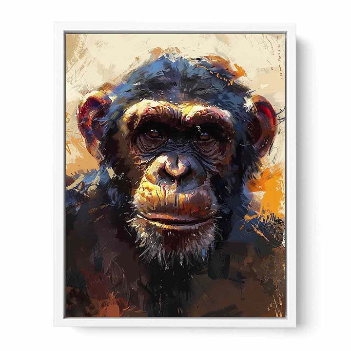 Ape Painting Canvas Print