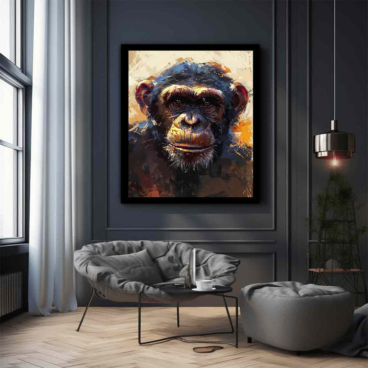 Ape Painting 