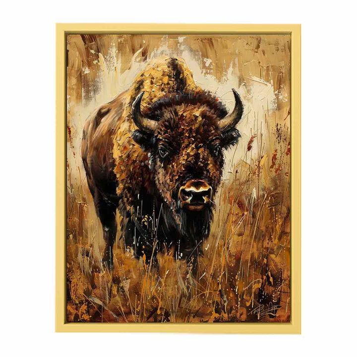 Bison Painting  Poster