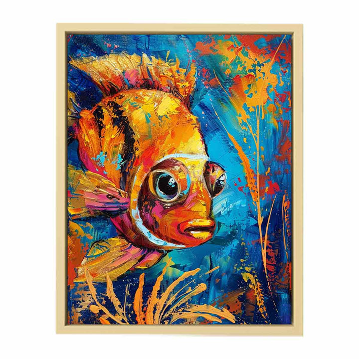 Fish Painting Framed Print