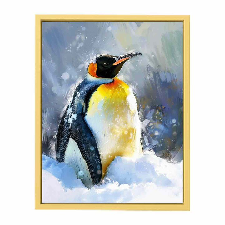 Penguin Painting  Poster