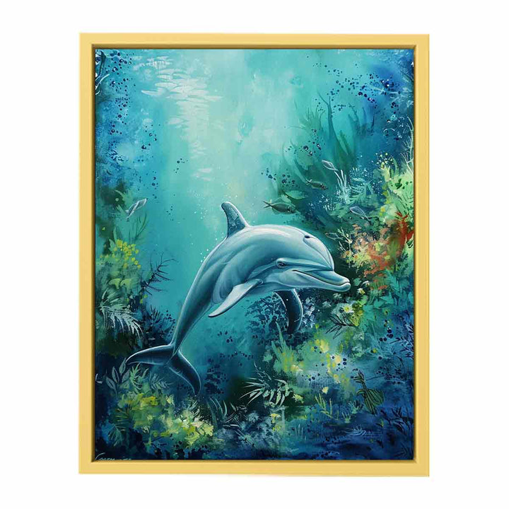 Dolphin Painting  Poster