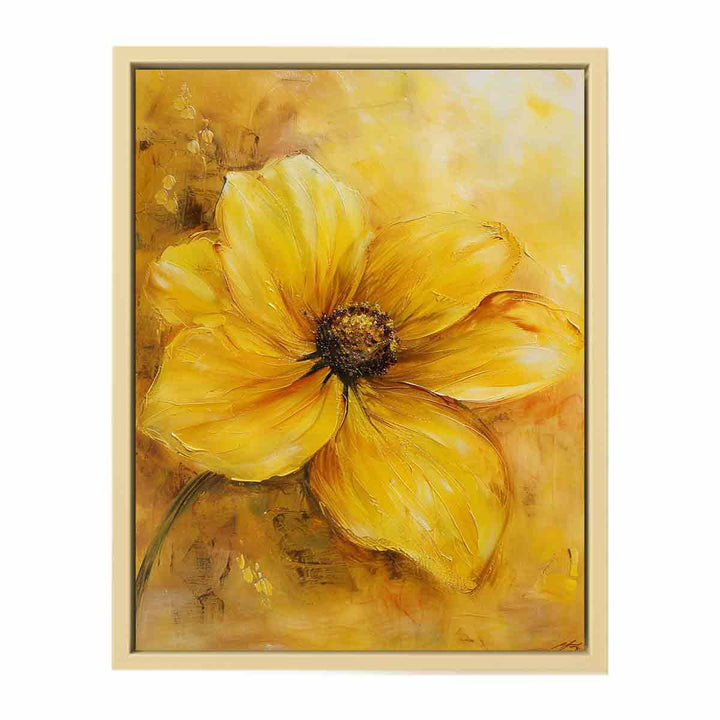 Yellow Flower Painting Framed Print