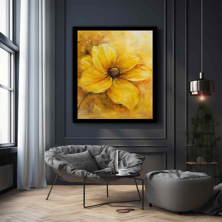 Yellow Flower Painting 