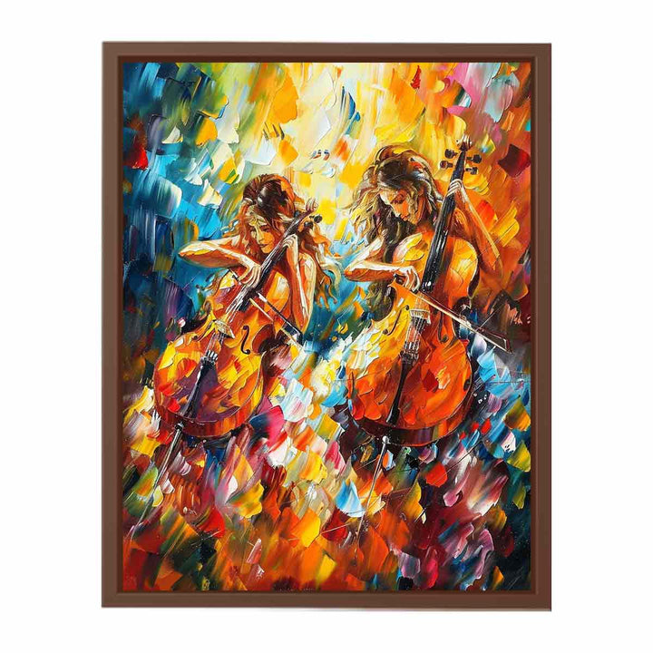 Music ViolIn Painting  Art Print