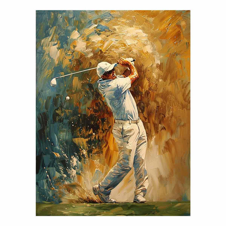 Golf Shot Painting 