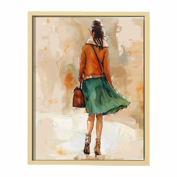 Fashiin Walk Framed Print