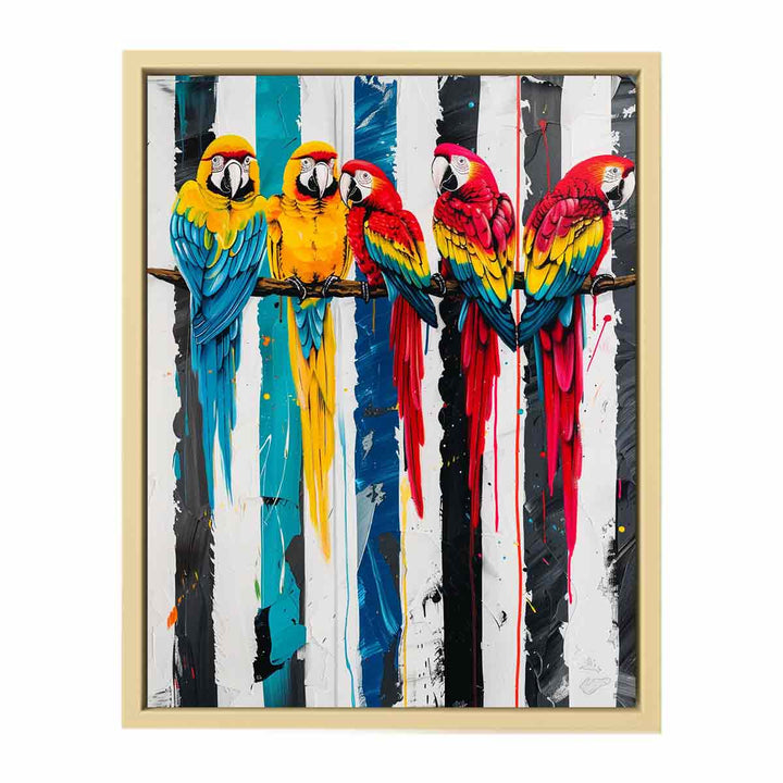 Parrot Art Framed Print