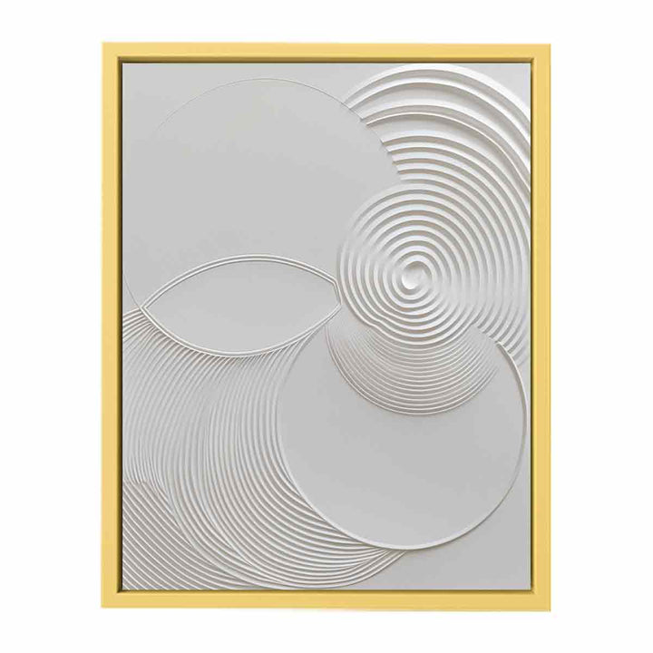 Minimalist Modern white Art Painting  Poster