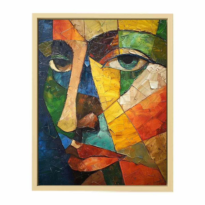 Face Framed Print