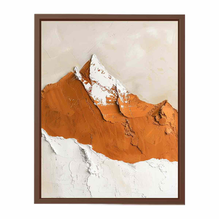  Snow Mountian Painting  Art Print