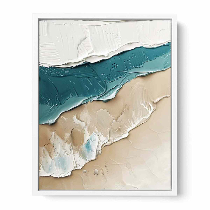 Waves Painting  Canvas Print