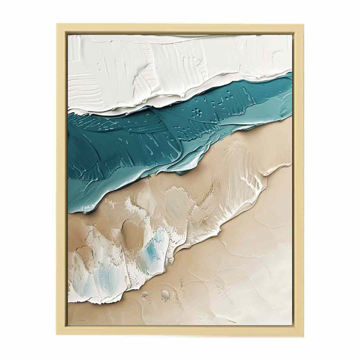 Waves Painting  Framed Print