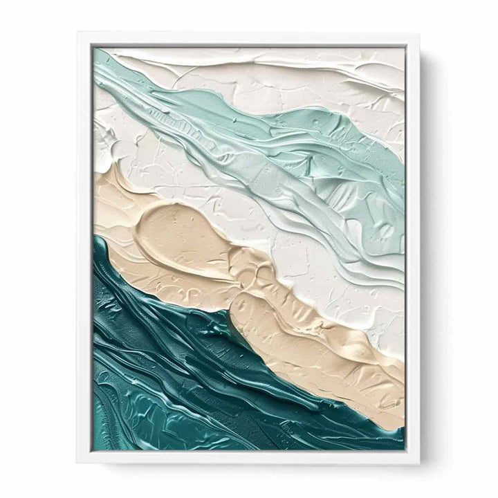 Waves Painting  Canvas Print