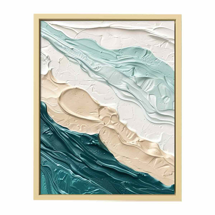 Waves Painting  Framed Print