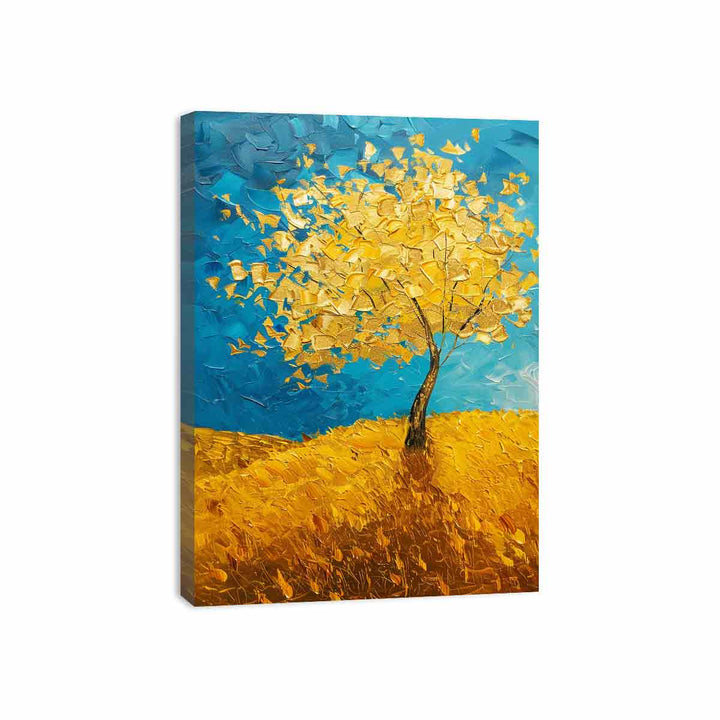 Golden Tree Painting 