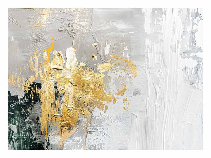 Gold Abstract Art 