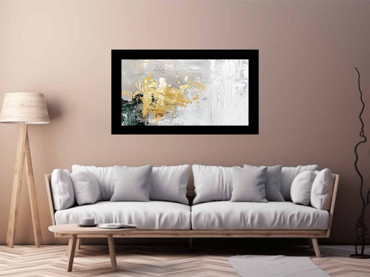 Gold Abstract Art  